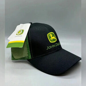 Official John Deere Hat Trucker Snap Back Baseball  Cap